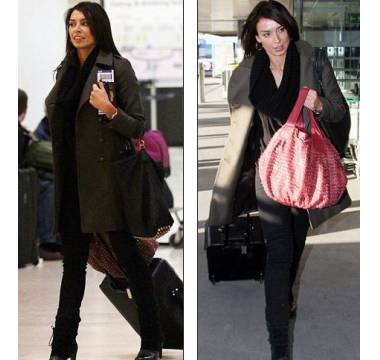 Christine Bleakley stands out from the crowd with her Tabitha Bag